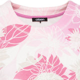 Olsen Henny Jersey Round Neck Sweatshirt With Floral Print