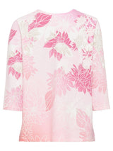 Olsen Henny Jersey Round Neck Sweatshirt With Floral Print
