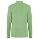 Olsen Jacket with zip and stand-up collar in Eva fit in Green