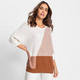 Olsen Knit Jumper With Pattern in Chloe Fit