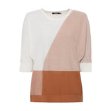 Olsen Knit Jumper With Pattern in Chloe Fit