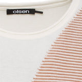 Olsen Knit Jumper With Pattern in Chloe Fit
