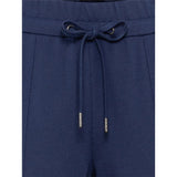 Olsen Lisa Fit Straight Leg Jersey Knit Drawstring Trousers