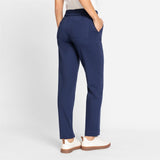 Olsen Lisa Fit Straight Leg Jersey Knit Drawstring Trousers