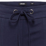 Olsen Lisa Straight Fit Jersey Trousers Navy