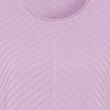 Olsen Long Sleeve Jumper in Henny Fit With Ribbed Pattern in Lilac
