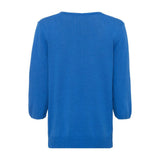 Olsen Organic Cotton Jumper in Henny Fit Cobalt