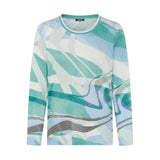 Olsen Panneaux Print T-Shirt In Mint