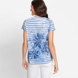 Olsen Printed Top in Hannah Fit