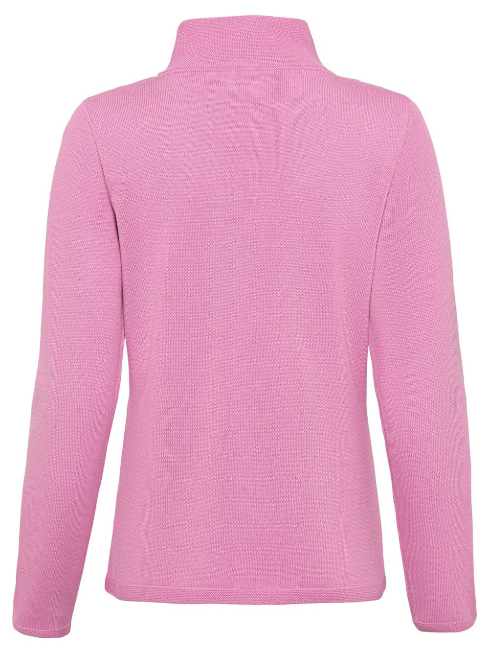 Olsen Ribbed Jacket With Zip Pink