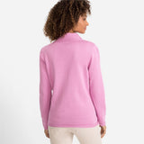 Olsen Ribbed Jacket With Zip Pink