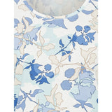 Olsen Round neck top with floral print in Edda fit
