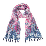 Olsen Scarf Woven Ibiza Blue