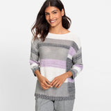 Olsen Slightly wide cut jumper in cora fit in Grey