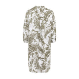 Olsen Straight Cut Leaf Print Dress