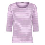 Olsen Striped Top In Hannah Fit in Lilac