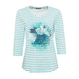 Olsen Stylish striped shirt in Edda Fit