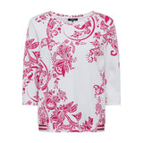 Olsen Sweatshirt With 3/4 Sleeves