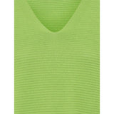 Olsen V-neck jumper in Henny straight fit in Green