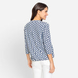Olsen V-neck Top in Clara Fit
