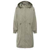 Olsen wind and water-repellent short coat with detachable hood