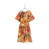 One Hundred Stars Fans Scarlet Obi Dress