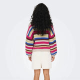 ONLY O-Neck Knitted Pullover in Grey/Birch