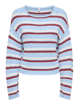 ONLGEENA Knitted Pullover In Cashmere Blue