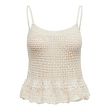 ONLY Sleeveless Knitted Top in Birch