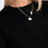 ONLY Onlpiumo Fluffy Short Knitted Pullover in Black