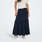 ONLY Maxi Skirt with Frills in Night Sky