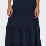 ONLY Maxi Skirt with Frills in Night Sky