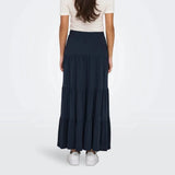 ONLY Maxi Skirt with Frills in Night Sky