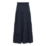 ONLY Maxi Skirt with Frills in Night Sky