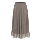 ONLY Mesh Midi Skirt in Rose Antler