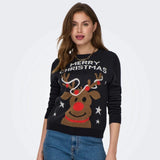 ONLY O-Neck Pullover in Navy