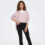 ONLY ONLAMALIO Knitted pullover In Rose Smoke