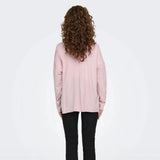 ONLY ONLAMALIO Knitted pullover In Rose Smoke