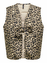 ONLY Onlannabell Bow Leo Waistcoat