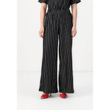 ONLY ONLANNY Life Pant In Black/Bright White