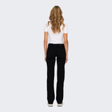 ONLY ONLBLUSH Mid Waist Straight Fit Jeans 30'' Length In Black