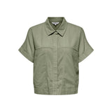 ONLY ONLCARO Shirt In Grey / Tea