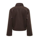 ONLY ONLCARRIE Onlcarrie Scarf Jacket In Hot Fudge