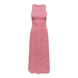 ONLY ONLCELLE Smoke Midi Dress In Barbados Cherry