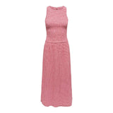 ONLY ONLCELLE Smoke Midi Dress In Barbados Cherry