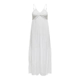 ONLY ONLCHIARA Long dress In Bright White
