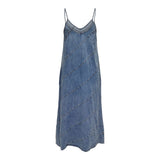 ONLY ONLDIA Cut Denim Dress In Light Blue