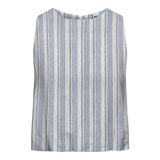 ONLY ONLGOA Ballon Linen In Blue Stripes