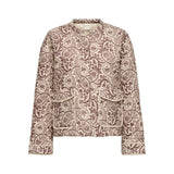 ONLY ONLHALLIE Quilted Jacket In Beige