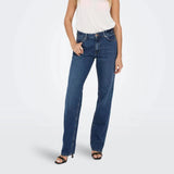 ONLY Onljaci Mid Waist Straight Fit Jeans